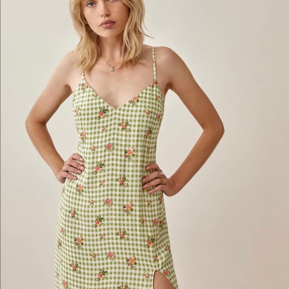 Reformation Crimini Dress in Patio